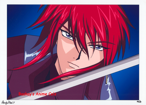 Another intense young man with red hair and a sword -- Aya.