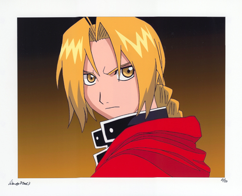 Edward Elric looking intense.  Nothing new here!