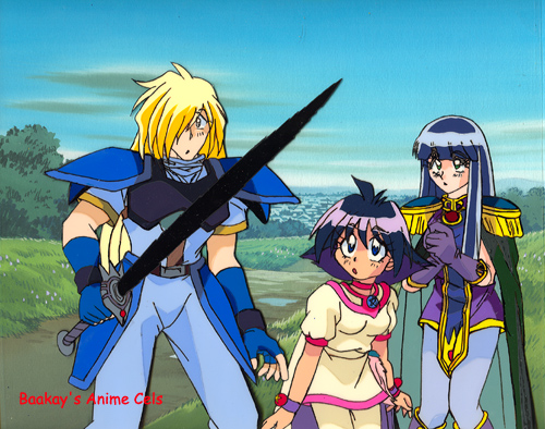 Gourry, Amelia, and Sylphiel encounter something dangerous.