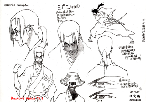 More views of Jin, including a slashing action pose.