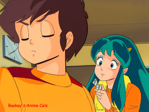 Ataru gives Lum his typical snotty reaction.