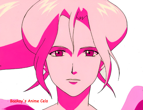 Closeup of a lovely pink girl.